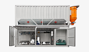 水泥筒倉和 20gp 容器大小的自動(dòng)攪拌設(shè)備